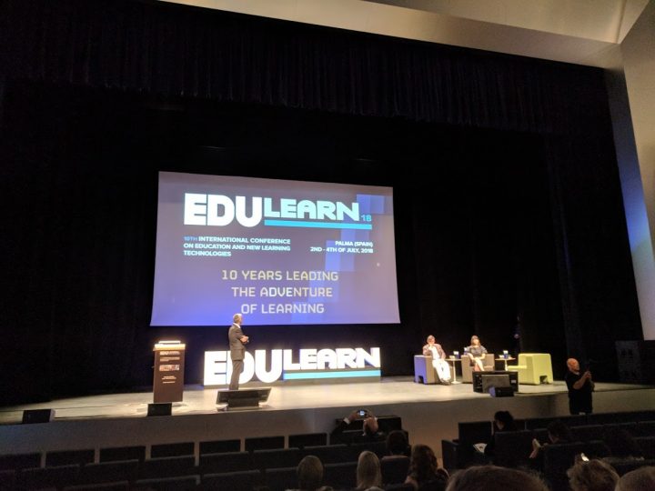 Teilnahme und Präsentation auf der EDULEARN18 in Palma de Mallorca